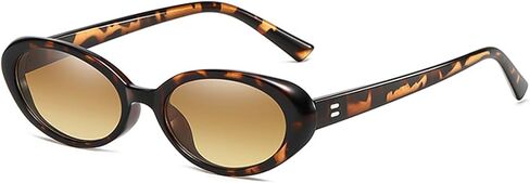 نظارات شمسية GIFIORE كلاسيكية بيضاوية للنساء، نظارات شمسية بإطار بيضاوي صغير على الموضة بظلال على الطراز العتيق للتسعينيات in Kuwait