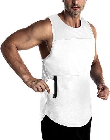 EVERWORTH Men's Workout Gym Tank Tops Bodybuilding Stringer Quick-Dry Fitness T Shirts in Saudi Arabia