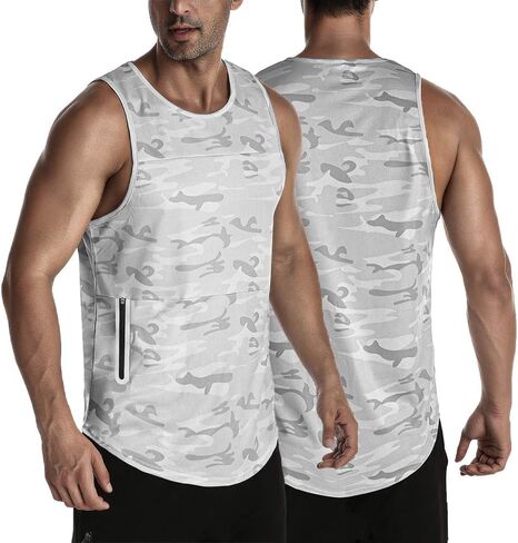 EVERWORTH Men's Workout Gym Tank Tops Bodybuilding Stringer Quick-Dry Fitness T Shirts in Saudi Arabia