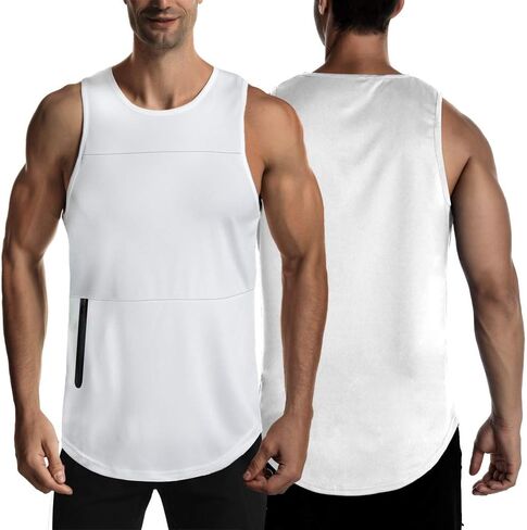 EVERWORTH Men's Workout Gym Tank Tops Bodybuilding Stringer Quick-Dry Fitness T Shirts in Saudi Arabia