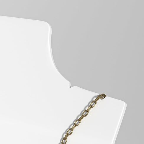 Justsoso 4PCS Acrylic Necklace Display Stand, Necklace Display for Photography, Necklace Holder Display for Selling, Neck Form Jewelry Easel Stand Rack for Store Show Home Use (White) in Saudi Arabia