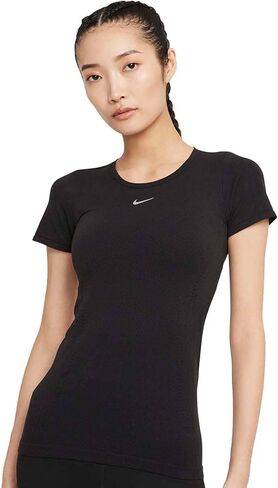 Nike Dri-FIT ADV Aura Women's Slim-Fit Short-Sleeve Top 2XL Black in Saudi Arabia