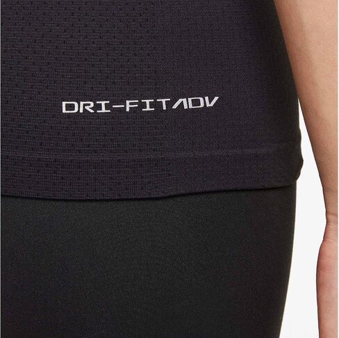 Nike Dri-FIT ADV Aura Women's Slim-Fit Short-Sleeve Top 2XL Black in Saudi Arabia
