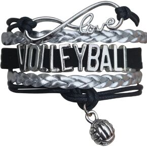 Infinity Collection Volleyball Bracelet- Girls Volleyball Jewelry - Perfect Volleyball Gifts for Players