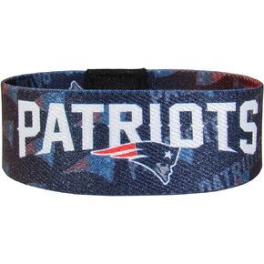 متجر NFL Siskiyou Sports Fan Shop New England Patriots أساور قابلة للتمدد مقاس واحد بلون الفريق