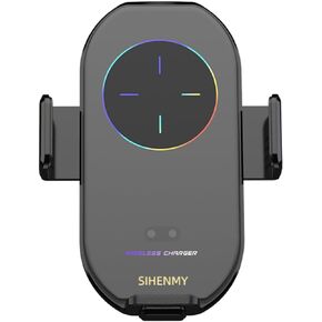 Car Vent Phone Mount [Military-Grade Hook Clip] Smart Wireless Chargers Phone Stand for Car Air Vent Clip Cell Phone Holder for Smartphone, iPhone, Automobile Cradles Universal