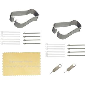 (20pcs Pack) Tab s7 s Pen Nibs Replacement Stylus Tips for Samsung Galaxy tab s7,s7 Plus (Black/Gray)