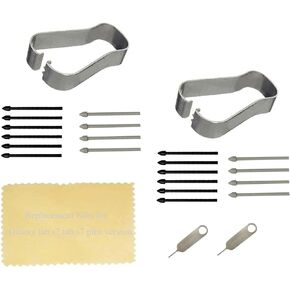 (20pcs Pack) Tab s7 s Pen Nibs Replacement Stylus Tips for Samsung Galaxy tab s7,s7 Plus (Black/Gray)