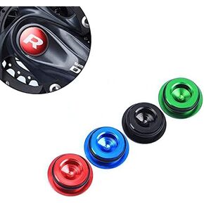 Crankarm Dust Cover Cap for Shimano HollowTech Crankset Such as Deore/XT/SLX/XTR/105/UTDA, Multiple Color Options