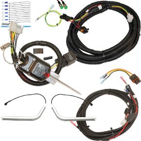 MCSADVENTURES plug and play turn signal kit for Polaris General with teardrop headlight accent front turn signals (Lever Switch, No Horn)