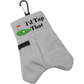 BLUPARK Funny Golf Ball Storage Bag Golf Lover Gift I'd Tap That Golf Ball Storage Bag for Golfer