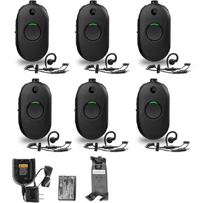 6 x Motorola CLP1010e 1-Channel 2-Way UHF Business Radio (CLP1010E)