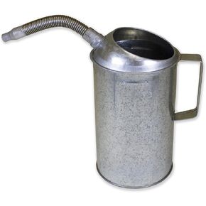 Funnel King 94488 4 Qt Galvanized Measuring Container W/Flex Spout, Multicolor