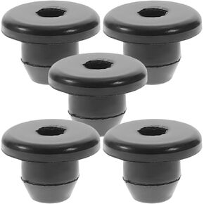 Floor Jack Repair 5pcs Hydraulic Jack Bung,Oil Filler Plugs for Horizontal Jacks Pressure Rod and Oil Reservoir - 1.4cm Rubber Oil Filler Plugs, 5N7X03I17J50CB7V7T