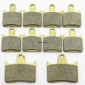 Front Rear Brake Pads Brakes for Kawasaki ZZR 1400 Ninja ZX14 ZX1400 2006-2018 - Concours 14 ZG1400 GTR 1400 ABS 2008-2016 - ZX14R 2013-2016 FA417F FA254R MC0148