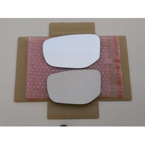 New Replacement Mirror Glass with Full Size Adhesive for 2013-16 Dodge Dart Driver Side View Left LH