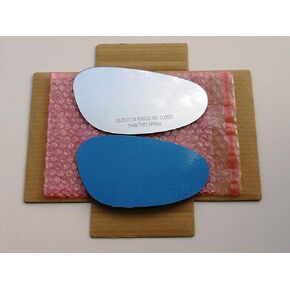 New Replacement Mirror Glass with Full Size Adhesive for Porsche 996 911 Boxster Passenger Side View Right RH