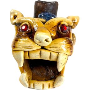 Jaguar Aztec Death Whistle Loud - Silbato Muerte Azteca - Aztec Jaguar Whistle Silbato Azteca - Aztec Screaming Death Whistle – Terrifying Aztec Dead Whistle 125 DB (Assorted Colors)