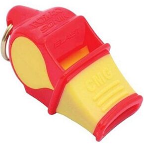 Fox 40 Sonik Blast CMG Whistle, Red/Yellow