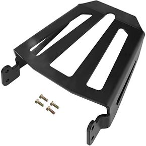 Aramox Rear Luggage Rack, Iron Motorcycle Rear Luggage Rack Fit for Yamaha Bolt XVS950 2017Black