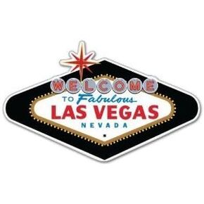 Las Vegas Nevada car bumper sticker decal 5" x 3"