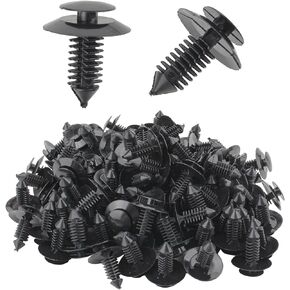 100 Pcs N801925-S Door Trim Panel Clips Retainers Fastener Clips for Ford F150 F250 F350 for Lincoln for Mustang for Explorer Ranger Trucks Pickups Suvs Replace for N802900-S