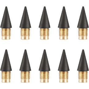 10 Pcs Everlasting Pencil Eternal Inkless Pencils with Pencil Case & 10 pcs Replacement Nibs,Reusable Infinite Pencil for Adult Artist Student