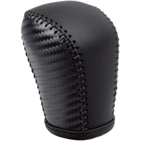 Auto Car Leather Gear Shift Knob Cover for Honda Civic 10th Gen 2021 2020 2019 2018 2017 2016 Accessories (D)