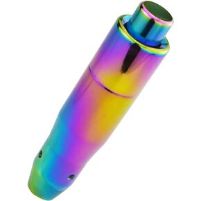 Arenbel 5" Long Weighted Gear Stick Shift Handle Automatic Push Button Shifter Knob Fit Most Auto Transmission Vehicles Cars, Colorful
