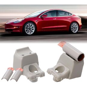 USR 17-20 Model 3 Interior Sun Visor Hook OE Replacement Clips Repair (1 Pair) - Compatible with 2017-2020 Tesla Model 3 in Kuwait