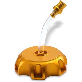 غطاء خزان وقود غاز ألومنيوم 50 مم مع صمام تنفس لـ 50cc 70cc 90cc 110cc 125cc 140cc 150cc 160cc Pit Dirt Bike ATV Taotao (أصفر) in Kuwait