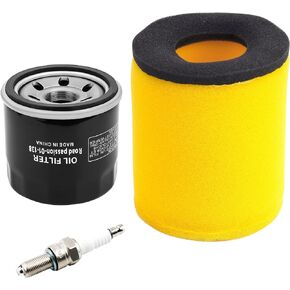 Road Passion Air Filter & Oil Filters & Spark Plugs Tune Up Kits Compatible with Suzuki Eiger 400 LT-A400 LT-F400 2002 2003 2004 2005 2006 2007
