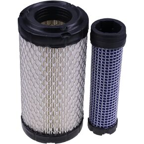 JEENDA Inner & Outer Air Filter M113621 M123378 191642 191643 AM123378 Compatible with John Deere Kawasaki Kubota Engine