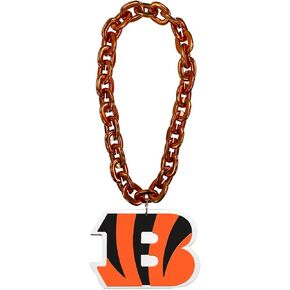 Aminco NFL Cincinnati Bengals Team Fan Chain, Orange