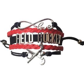 Sportybella Field Hockey Charm Bracelet, Field Hockey Jewelry Gifts, Gift for Girl Field Hockey Players, Teams & Coaches