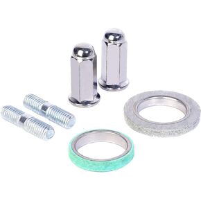 6PCS Exhaust Bolt 8MM Gasket Kit for Gy6 50cc 125cc 150cc Scooters ATVs Moped Go Karts Taotao Sunl Coolster Jonway Roketa