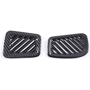 لسيارة هايلاندر 2023 2022 2021 2020 زخارف لمنفذ فتحة تهوية الرياح العلوية، ملحقات غطاء الحبوب من ألياف الكربون الداخلية الرياضية-الكربون in Kuwait