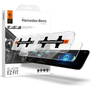 واقي شاشة زجاجي مقوى من Spigen [GlasTR EZ FIT] مصمم لـ 2023/2022/2021/2020/2019/2018 Mercedes Benz A-Class، 2023/2022/2021/2020 GLB - شفاف كريستالي in Kuwait