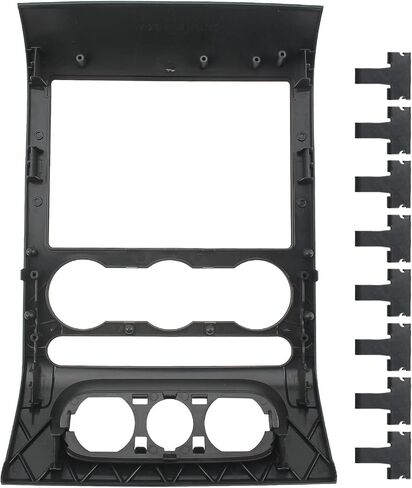 لوحة إطار راديو Carbhub Center Dash تناسب 2004-2008 Ford F-150 F150 باللون الأسود in Saudi Arabia