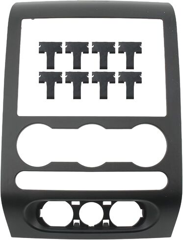 لوحة إطار راديو Carbhub Center Dash تناسب 2004-2008 Ford F-150 F150 باللون الأسود in Saudi Arabia