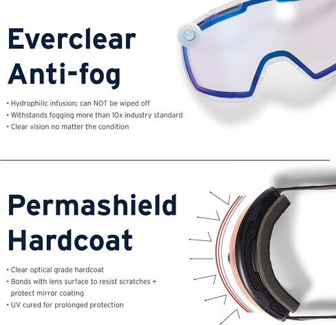 نظارات Zeal Optics Portal Asian Fit RLs Snow Goggle مع عدسات إضافية in Saudi Arabia