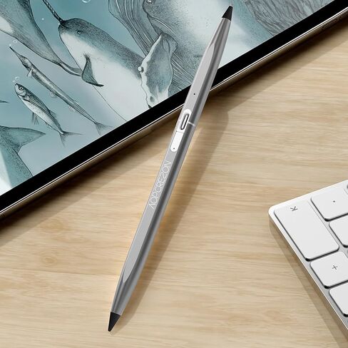 قلم ستايلس لجهاز iPad 2018-2023، حساسية الميل المغناطيسي ورفض راحة اليد، يعمل لجهاز iPad Pro 11 بوصة/12.9 بوصة، iPad Mini 5/6، iPad Air 3/4/5، iPad 6/7/8/9/10، آيفون/الهاتف المحمول/سامسونج/الكمبيوتر اللوحي الرسم والكتابة in Kuwait