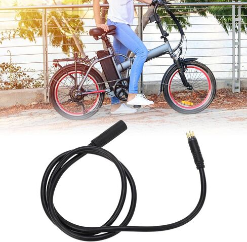 كابل تمديد الدراجة الإلكترونية، كابل تحويل 9 دبوس مقاوم للماء لمحرك الدراجة الكهربائية ملحقات محول الكابل 35.4 بوصة in Kuwait