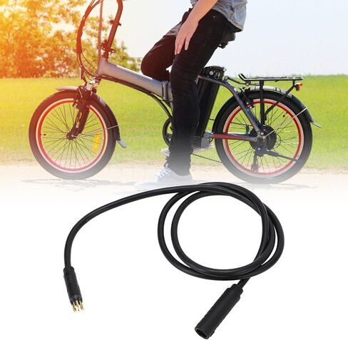كابل تمديد الدراجة الإلكترونية، كابل تحويل 9 دبوس مقاوم للماء لمحرك الدراجة الكهربائية ملحقات محول الكابل 35.4 بوصة in Kuwait