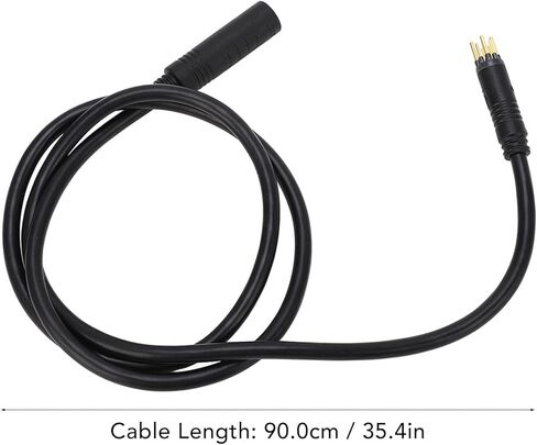 كابل تمديد الدراجة الإلكترونية، كابل تحويل 9 دبوس مقاوم للماء لمحرك الدراجة الكهربائية ملحقات محول الكابل 35.4 بوصة in Kuwait