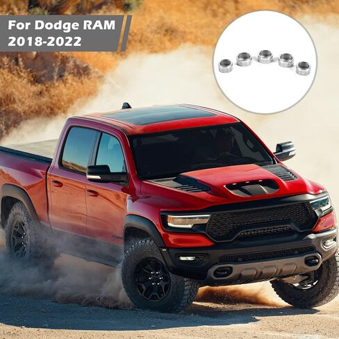 لذاكرة الوصول العشوائي AC حجم السيارات مقبض التبديل حلقة غطاء الكسوة ل دودج رام 2018 حتى الفضة الداخلية اكسسوارات 5 قطعة in Kuwait