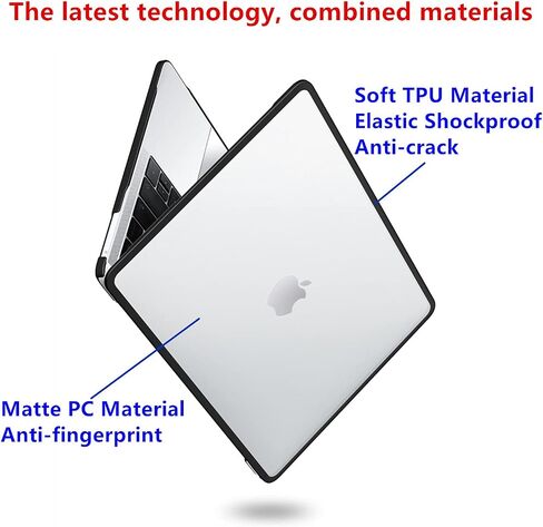 Se7enline متوافق مع 2021/2022/2023/2024 MacBook Pro 14 بوصة غطاء صلب للطراز A2442 A2779 A2918 A2992 M3 M2 M1 Pro/Max مع غطاء لوحة المفاتيح وواقي لوحة اللمس وغطاء كاميرا الويب، أسود in Kuwait