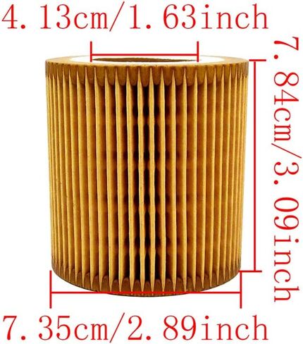 فلتر زيت HU816 خالي من المعدن ومفتاح فلتر زيت 86.4 مم 16 مزمار لسيارات BMW مع فلتر زيت HU816، أداة إزالة غطاء مبيت فلتر الزيت لتغيير الزيت، طقم مفتاح مقبس فلتر الزيت لسيارات BMW in Kuwait