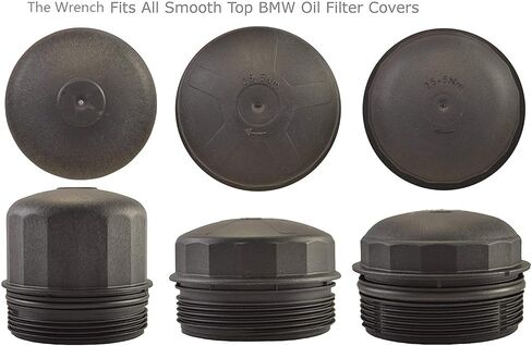 فلتر زيت HU816 خالي من المعدن ومفتاح فلتر زيت 86.4 مم 16 مزمار لسيارات BMW مع فلتر زيت HU816، أداة إزالة غطاء مبيت فلتر الزيت لتغيير الزيت، طقم مفتاح مقبس فلتر الزيت لسيارات BMW in Kuwait