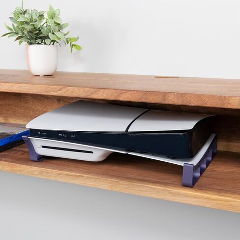 زلاجات Glistco - حامل أفقي متوافق مع جهاز PS5 Slim (أبيض) in Kuwait